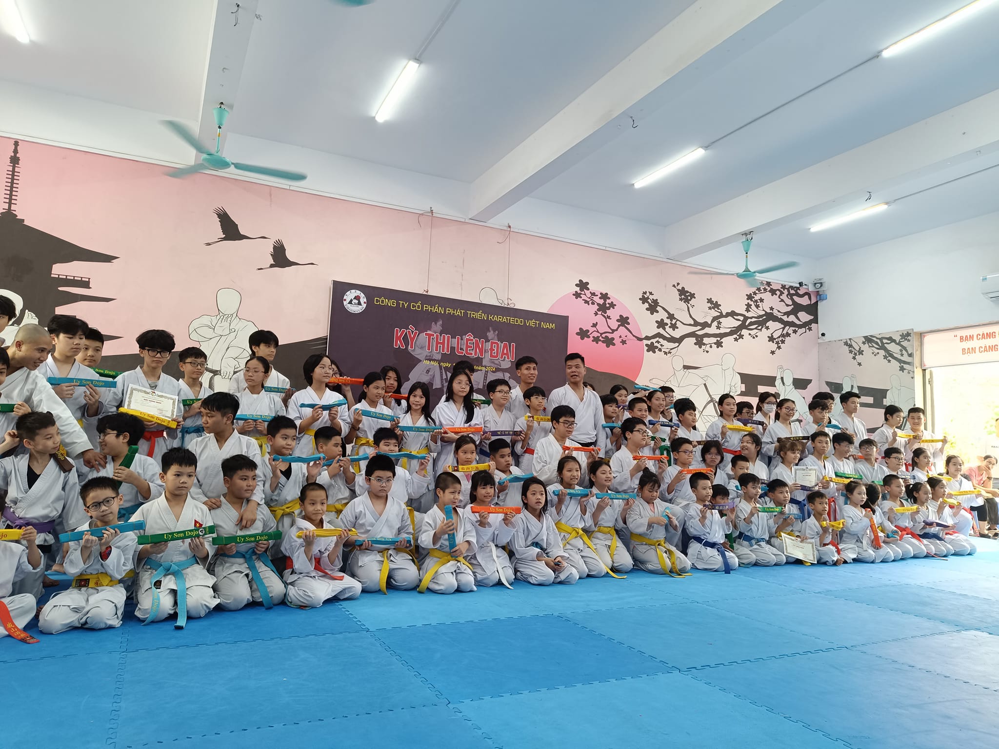 Kỳ thi lên đai Quý 1/2024 tại Võ Đường Uy Sơn