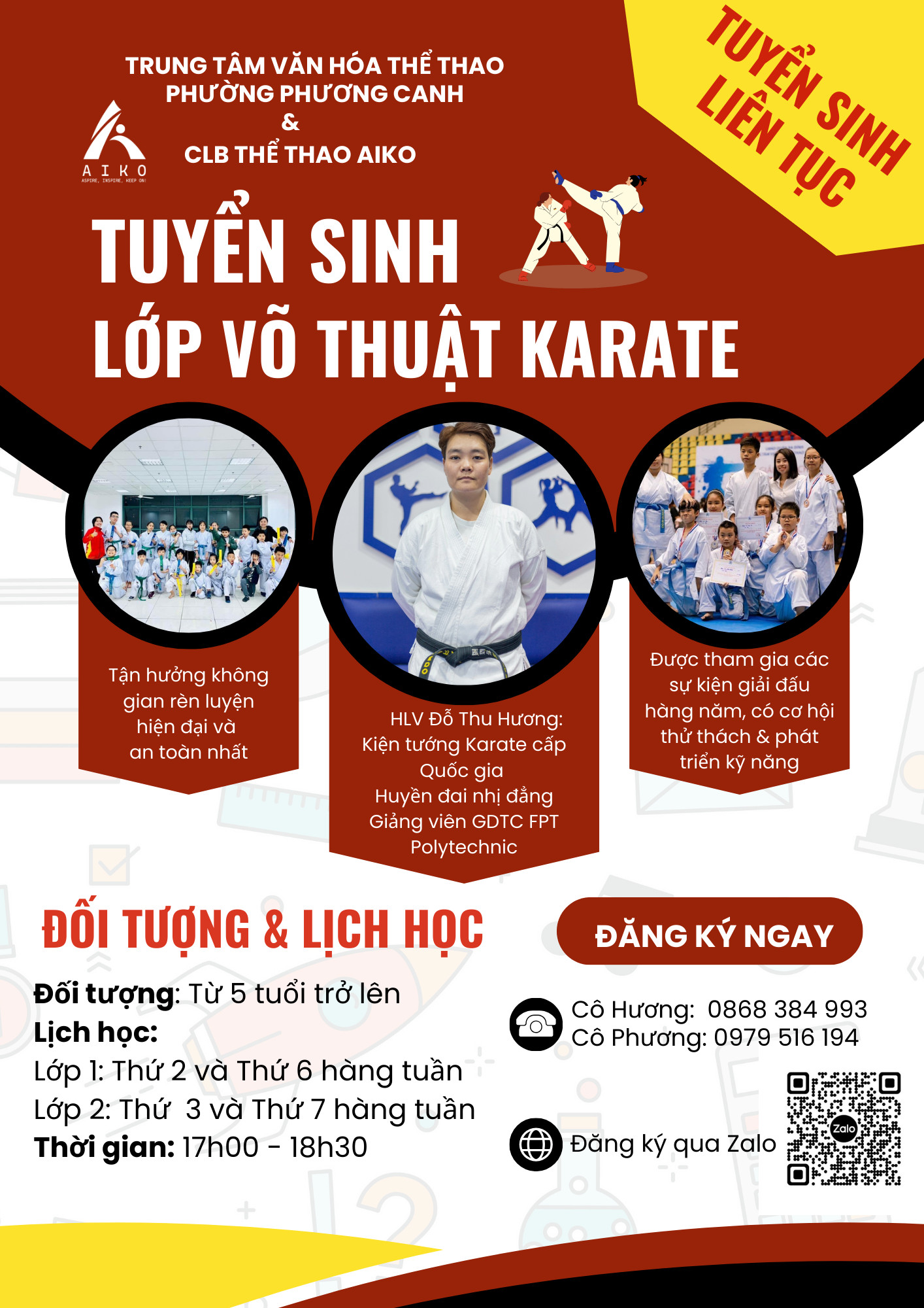 CLB Thể Thao AIKO – Câu lạc bộ võ thuật tại Hà Nội