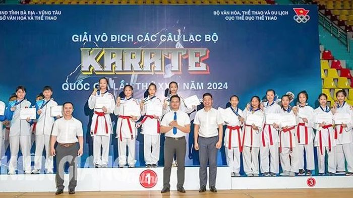 Kiên Giang đoạt 3 huy chương tại giải vô địch các câu lạc bộ karate quốc gia
