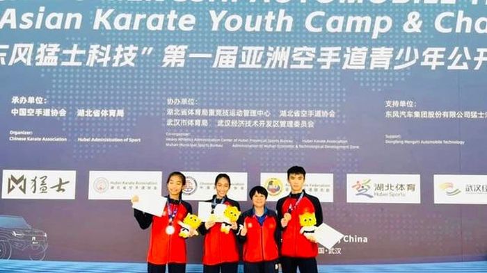 Võ sĩ trẻ Việt Nam giành HCV tại giải Karate vô địch trẻ châu Á mở rộng 2024