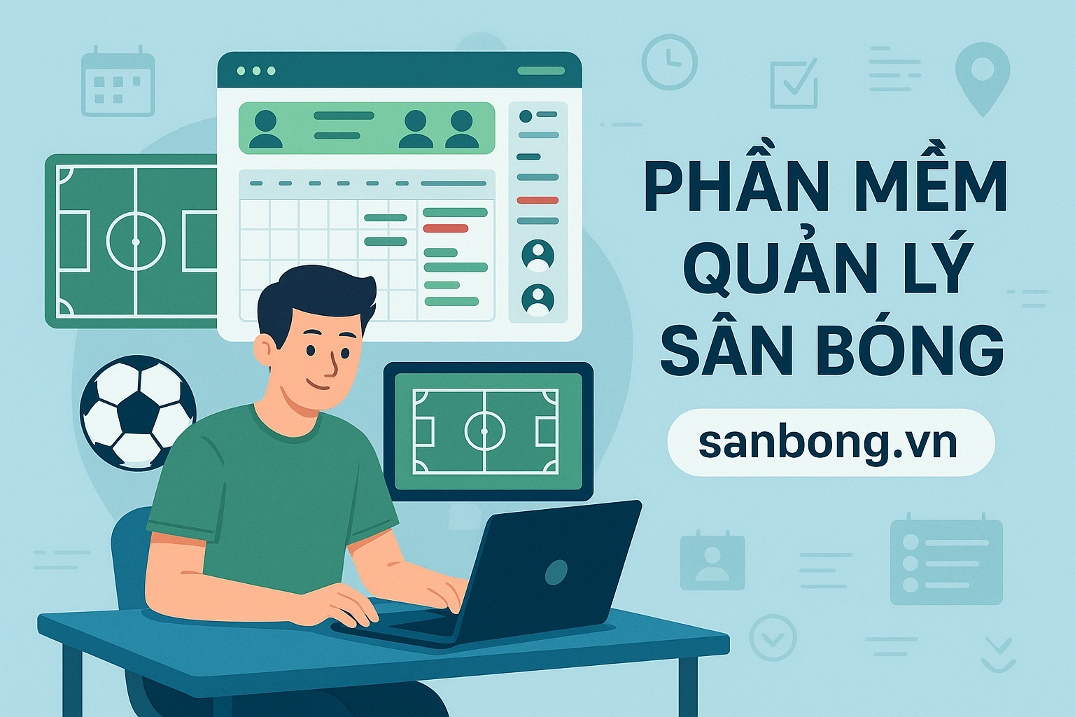 Phần mềm quản lý sân bóng miễn phí có gì