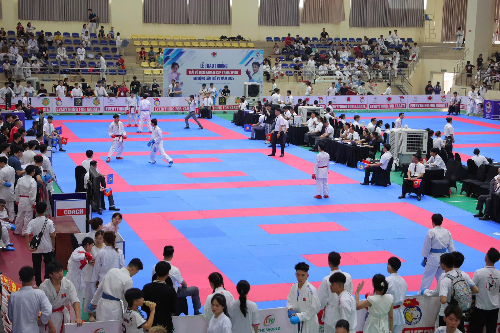 Giải Karate Cup Yama Sport 2025 với hơn 1.200 VĐV tỏa sáng tại Hà Nội